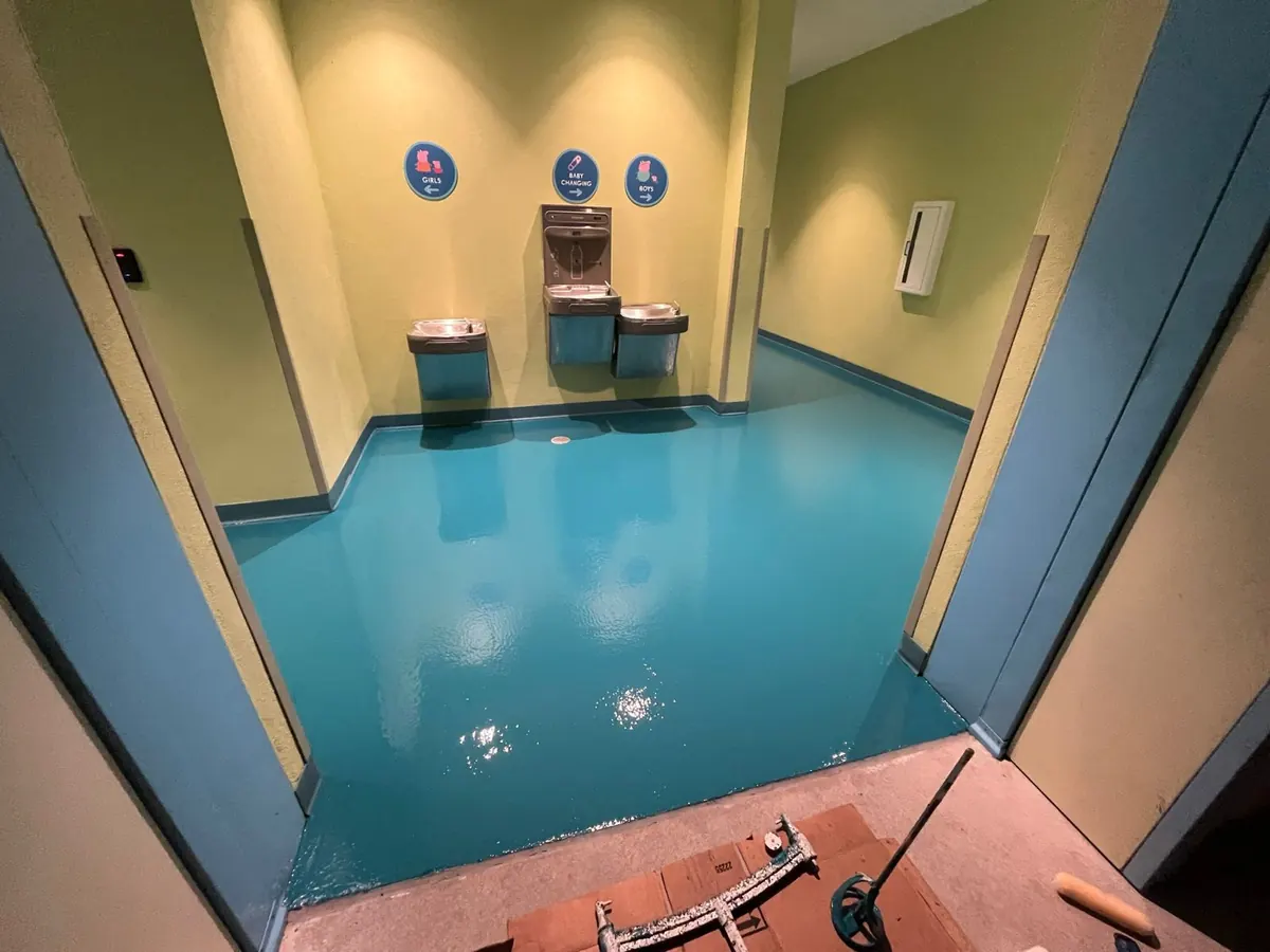 Epoxy flooring project